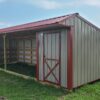 10x28 Metal Horse Barn w/ Tack