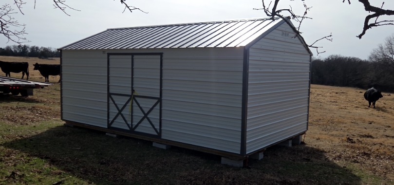 12x20 Metal Cottage Barn In Tryon, OK