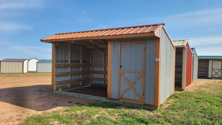 10x16 Metal Horse Barn w/ Tack
