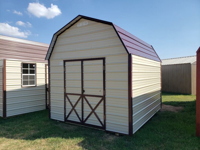 10x12 Metal Loft Barn