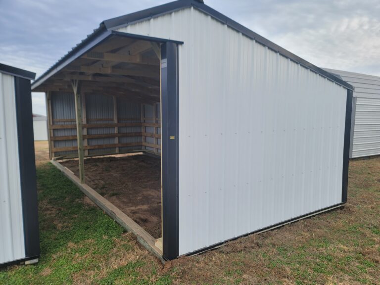 12x28 Metal Horse Barn