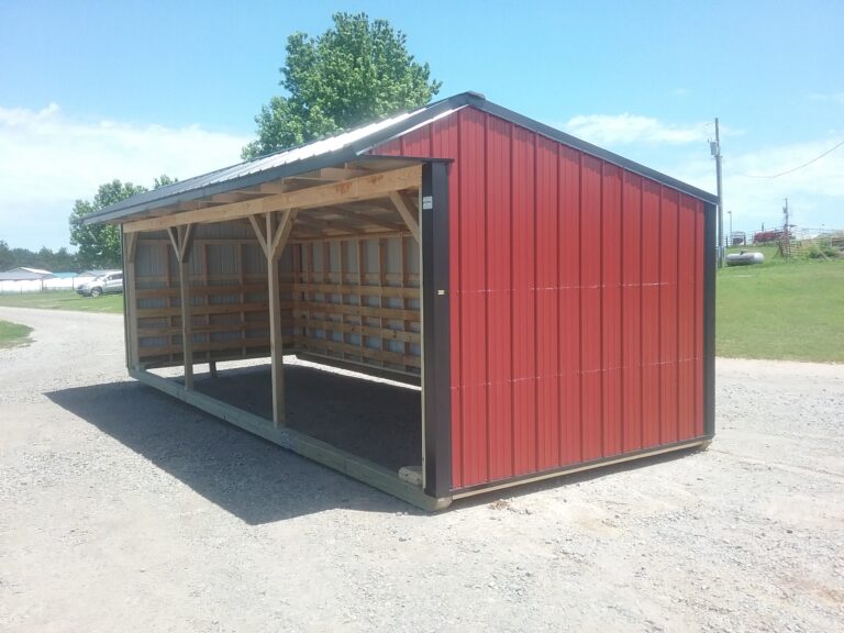 10x28 Metal Horse Barn