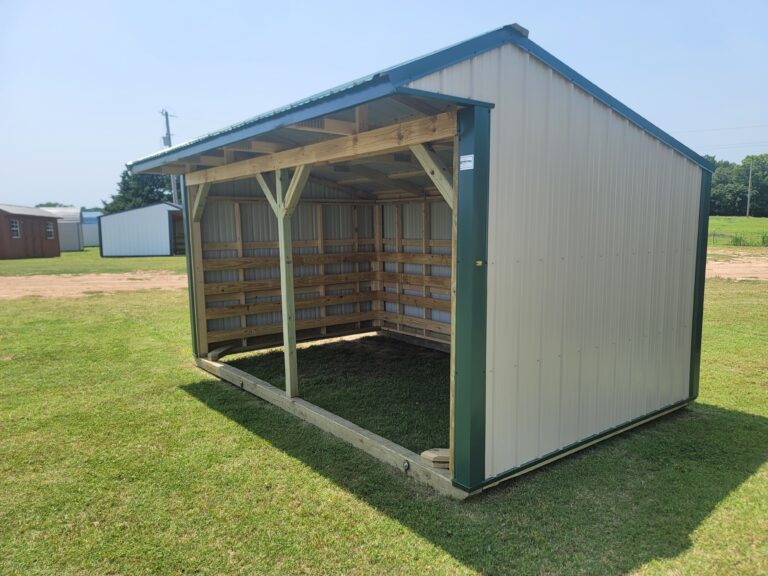 10x16 Metal Horse Barn