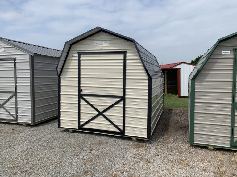 8x12 Metal Mini Barn