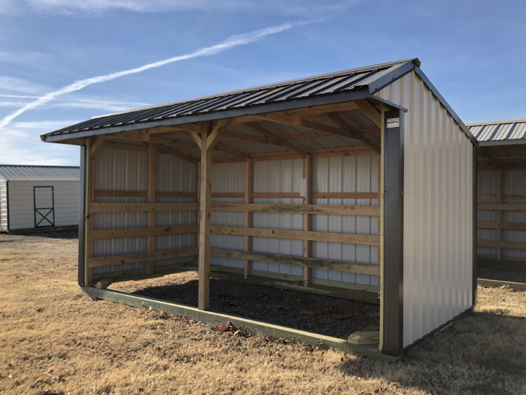 10x28 Metal Horse Barn