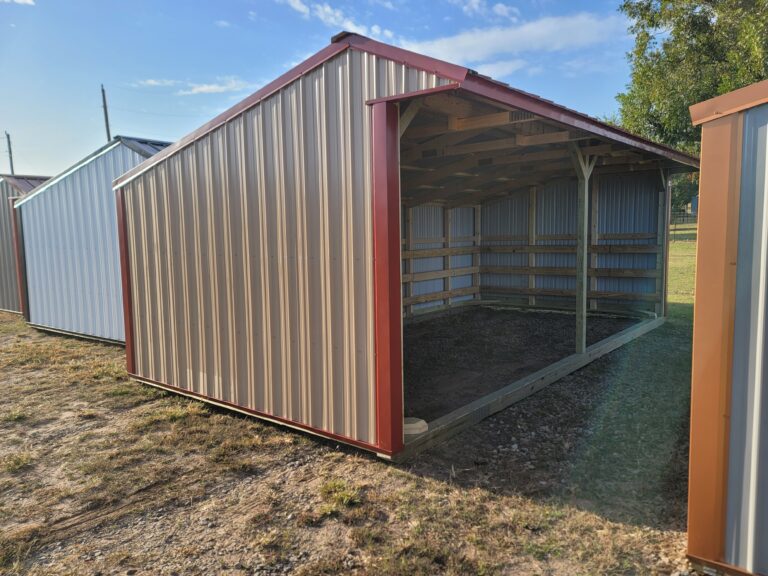 12x24 Metal Horse Barn