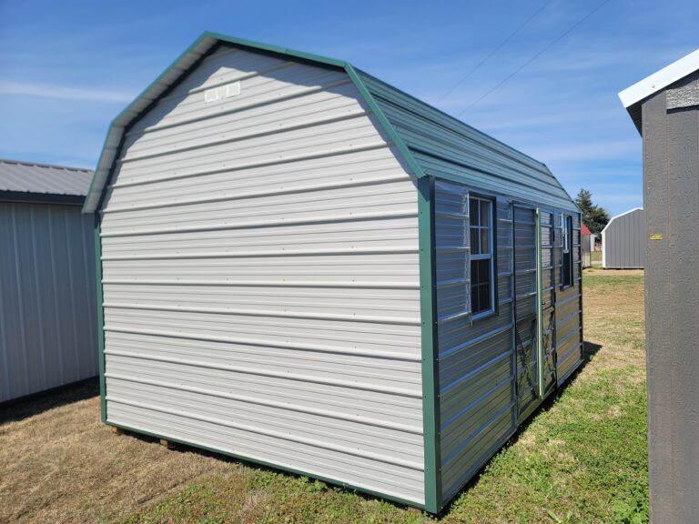 12x16 Metal Loft Barn