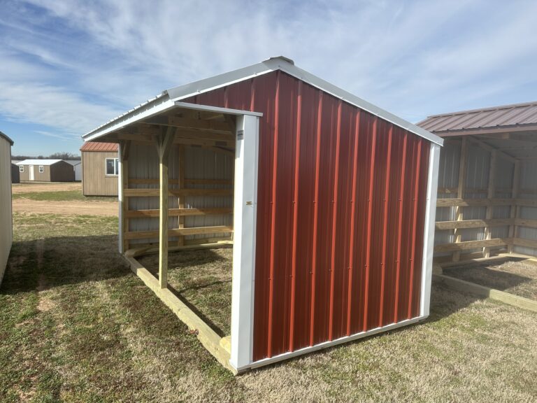 8x16 Metal Horse Barn