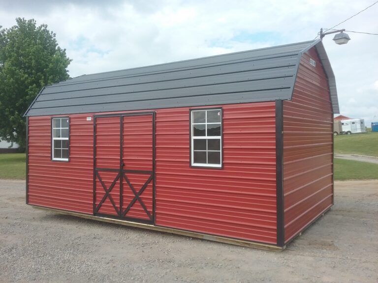 12x20 Metal Loft Barn