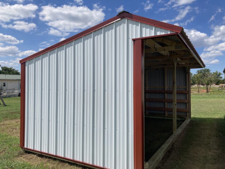 10x20 Metal Horse Barn