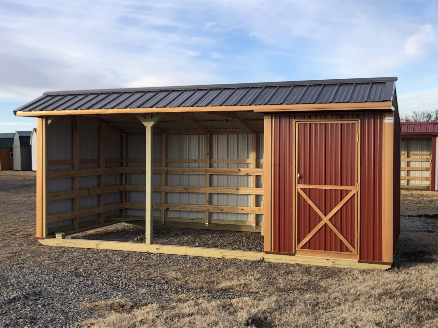 metal horse barns with tack room in oklahoma