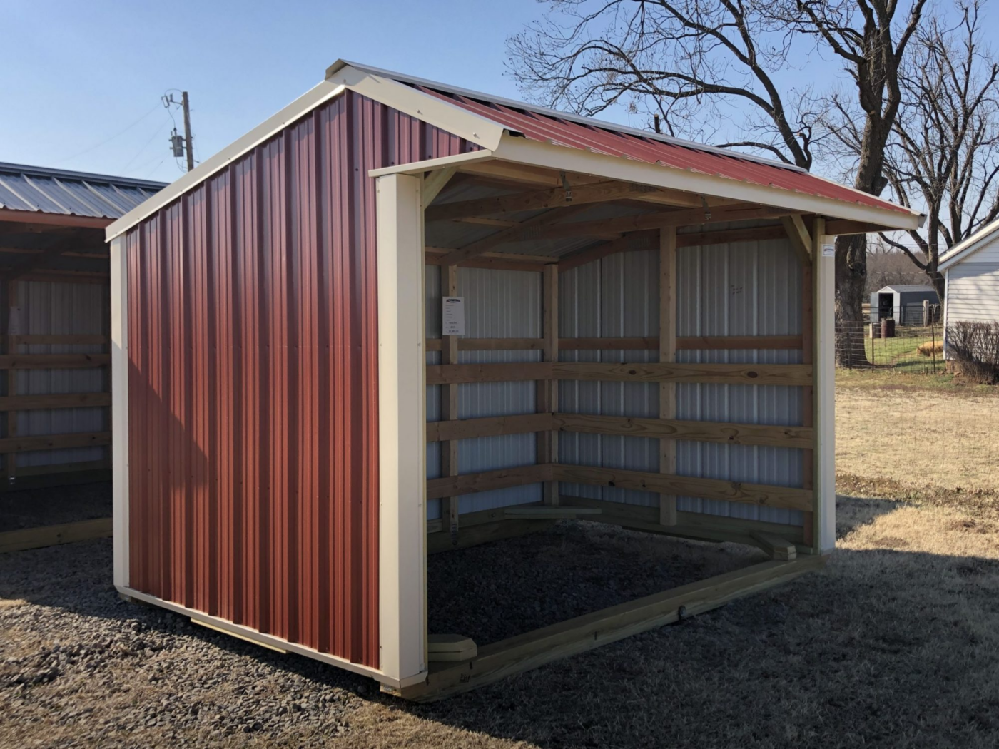 metal horse shelters