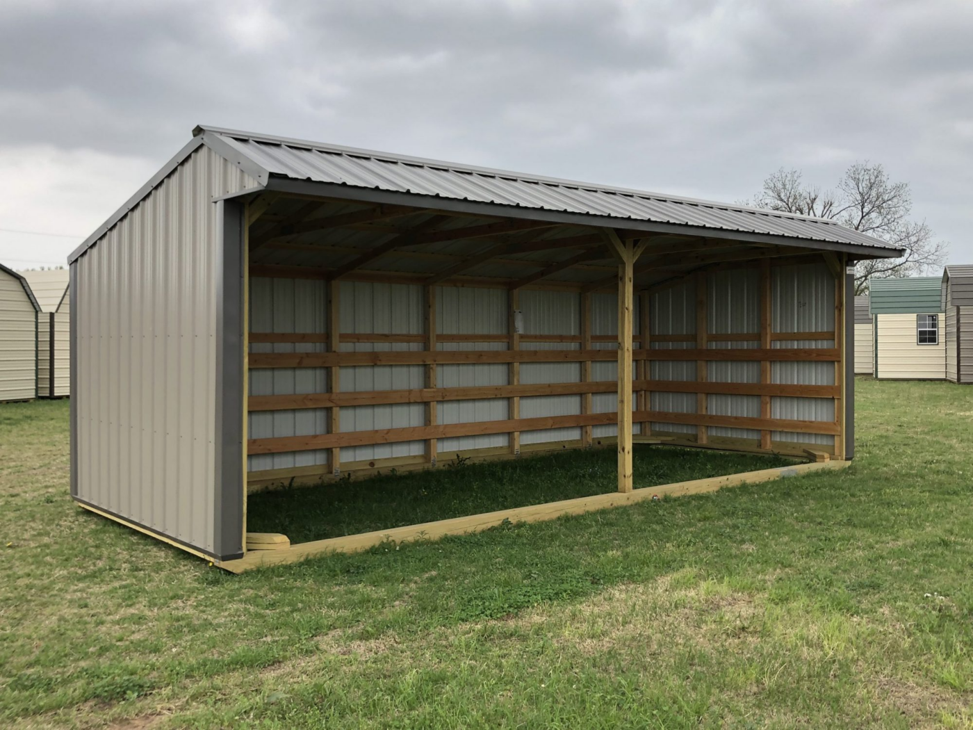 Metal Horse Barns Without Tack Room for Sale in Oklahoma!