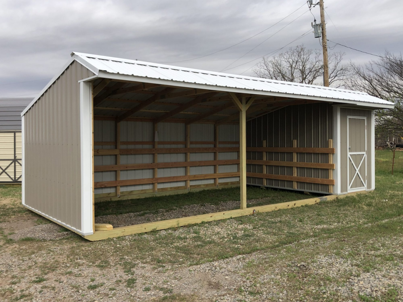 steel horse barns with tack room in oklahoma